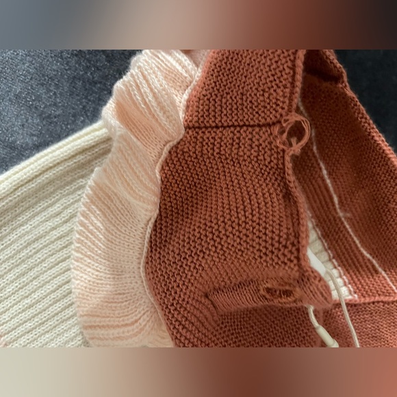 TUN TUN MARTINA ROMPER NATURAL & BABY PINK & TERRACOTA - Picture 11 of 16